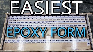 How to make the EASIEST Epoxy Resin Form  Mold [upl. by Yesnek800]