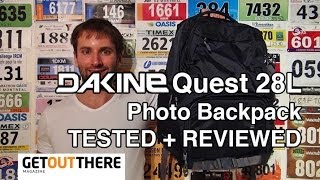 DaKine Quest Photo Backpack TEST  REVIEW [upl. by Dib490]