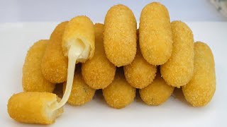 Punya Kentang Di Rumah Resep kroket kentang keju mozzarella ini rasanya enak dan mudah [upl. by Oknuj]