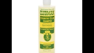 Clubman Country Club Shampoo Enriched with Panthenol Provitamin B5 16 fl oz [upl. by Nahta]