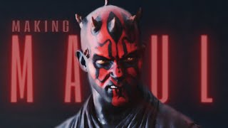 PAINTING DARTH MAUL  Custom Star Wars Figure  3d Printing and Miniature Painting [upl. by Kolnos]