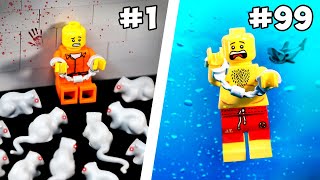 10 LEGO Minifigures Vs Your BIGGEST FEARS… [upl. by Miru530]