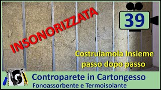 Come costruire una Controparete in Cartongesso insonorizzata passo dopo passo – Consigli Utili [upl. by Wolpert]