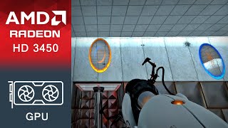 Portal Gameplay ATI Radeon HD 3450 [upl. by Palladin850]