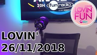 INTÉGRALE Lovin Fun 26112018 [upl. by Kcid]