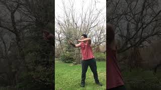 Arab Archery Technique midpoints between fingers [upl. by Cyrille]