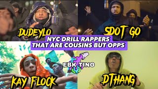 NYC Drill Rappers That Are Cousin But Are From Rival Gangs [upl. by Hector]