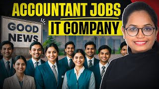 Accounting Jobs in IT Companies  Highpaying accounting jobs [upl. by Ramma]