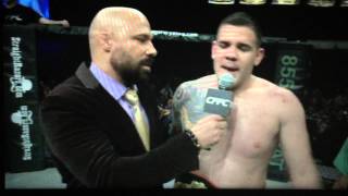 Plinio Cruz CFFC Heavyweight Champion  CFFC 43 post fight interview [upl. by Yenttirb]