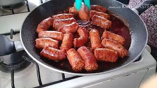 Longaniza en salsa verde con papas [upl. by Nirmak]