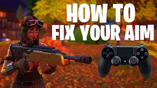 How to FIX YOUR CONTROLLER AIM in Fortnite Chapter 4 [upl. by Kafka]