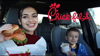 Chick Fil A Mukbang with my Brother [upl. by Krysta]