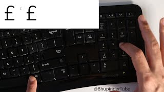 How to access pound sign £ on US keyboard [upl. by Aymik922]