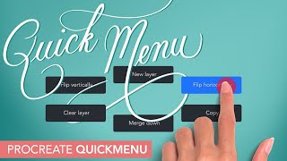 Using Procreates Quickmenu [upl. by Erdda645]