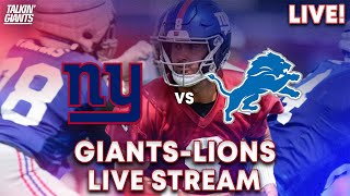 New York Giants vs Lions Preseason Live Stream [upl. by Ellehcin]