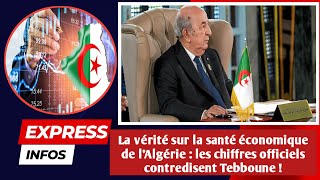 La vérité sur la santé économique de lAlgérie  les chiffres officiels contredisent Tebboune [upl. by Cece]