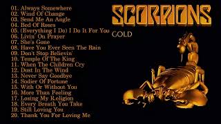 Scorpions Gold  The Best Of Scorpions  Scorpions Greatest Hits Full Album [upl. by Sewell472]