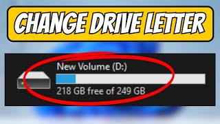 How to Change Drive Letter in Windows 1110 Easiest Way [upl. by Manolo196]