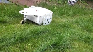 Ardumower mit EBM Papst Mähmotor im Härte Test DIY Robotmower [upl. by Drarehs]