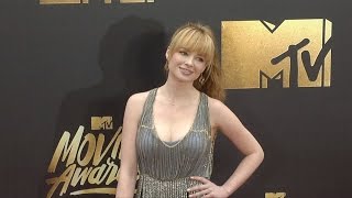 Ashley Rickards MTVMovieAwards Red Carpet [upl. by Nylrahs]