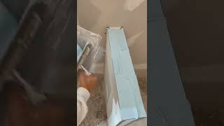 🌀🔹🔷BLUE🔷🔹🥶 plaster taping mud drywall satisfying [upl. by Nora]