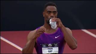 Tyson Gay vs Trayvon Bromell [upl. by Eanahs]