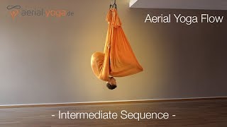 Aerial Yoga Flow  Intermediate Sequence  Jost Blomeyer [upl. by Freemon]