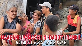 MAAGANG PAMASKO NI DADDY FRANKIE  BINIGYAN NI DADDY FRANKIE ANG MGA LOLA AT LOLO SA DAAN [upl. by Anilehs791]