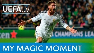 Sergio Ramos goal Real Madrid v Atlético 2014 UEFA Champions League final [upl. by Giordano]