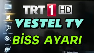 VESTEL TV BİSS AYARI  Vestel TV TRT 1 Frekans Ayarlama YENİ YÖNTEM [upl. by Adeline]