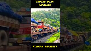 Indian Railway VS Indian truck viralvideo indiabrailway trendingshorts hindivlog newvideo [upl. by Leynad874]