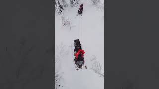 Riding into the snow forest with Snowcross Where will you take your next ride 🤔 [upl. by Echikson]