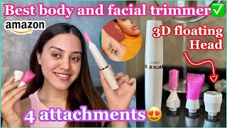 Best female body and facial hair trimmer✅ Under ₹999  Best Bikini trimmer for women😍 kp styles [upl. by Donela]