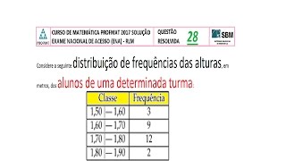 CURSO DE MATEMÁTICA PROFMAT 2017 SOLUÇÃO QUESTÃO 28 RESOLVIDA EXAME NACIONAL DE ACESSO ENA RLM [upl. by Sanbo]