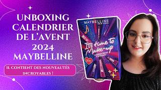 INCROYABLE le Calendrier de lavent MAYBELLINE France 2024  UNBONXING [upl. by Llenwahs]