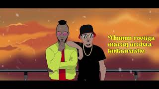 Sharma Boy ft Qare The Mask  Kuxumee Saaxib Official Animation Video [upl. by Najar193]