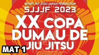 XX COPA DUMAU DE JIU JITSU 2023  MAT 1 [upl. by Upshaw]