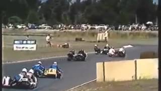 1987 NZ Sidecar GP Ruapuna Raceway Christchurch New Zealand [upl. by Akirrehs630]