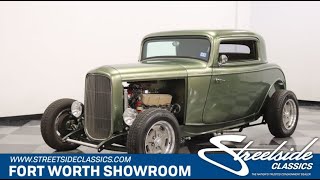 1932 Ford 3Window Coupe for sale  6096DFW [upl. by Lanna]