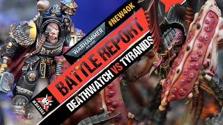 10TH EDITION Tyranids vs Deathwatch  Warhammer 40k Battle Report [upl. by Saideman]