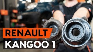 Cómo cambiar copelas del amortiguador delantero en RENAULT KANGOO 1 KC INSTRUCCIÓN AUTODOC [upl. by Munmro]