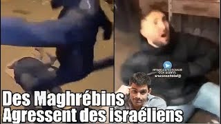 Des Maghrébins attaquent et agressent les supporters israéliens à Amsterdam 😱 Raciste [upl. by Elisha]