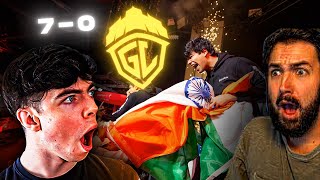 All Streamers Reactions to GODLs 🇮🇳 70 Victory Over LG 😱 [upl. by Akehsay778]