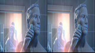 Philips 3d Norelco Shaver Commercial 3D Advertisement Video Stereoscopic for 3DTV Commercial Spot [upl. by Phelgon395]