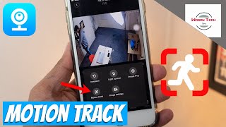 How to Enable Motion Track on wifi PTZ Camera Using V380 Pro App [upl. by Adnylem]