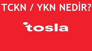 Tosla TCKN  YKN Nedir [upl. by Donna]