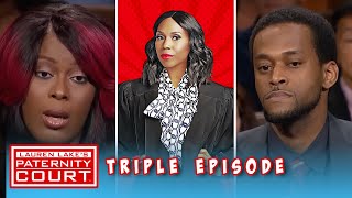 Triple Episode Woman Brings Two Men to Court Which is the Father  Paternity Court [upl. by Otreblig]