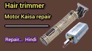 Kemei hair trimmer motor repair  VGR hair trimmer motor repair  how to repair hair trimmer [upl. by Bohlin]