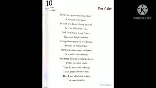 The Violet explanation of poem [upl. by Monson]