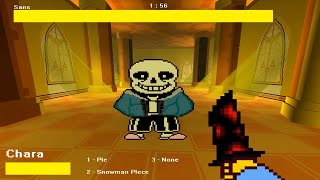 3d Sans fight quotno hitquot and Gaster Undertale fan game quotbetter qualityquot [upl. by Nonna285]